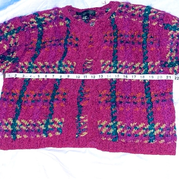 Episode vintage chunky wool blend cardigan size L - Picture 5 of 6
